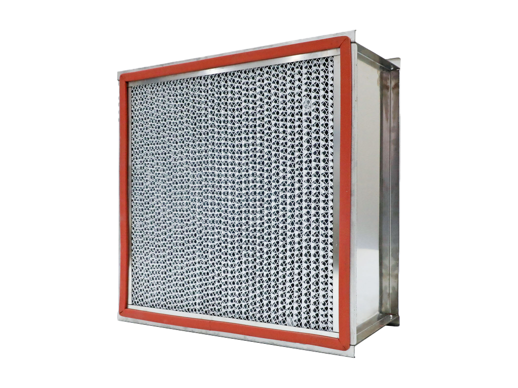 耐高温高效有隔板过滤器