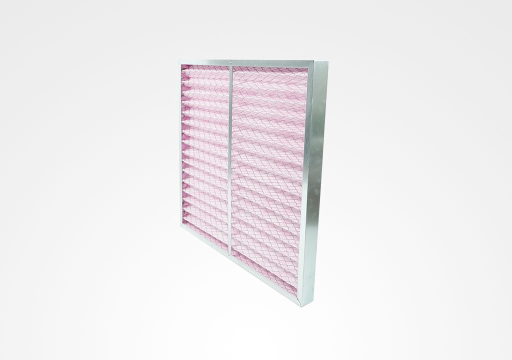 F7 中效覆网板式过滤器